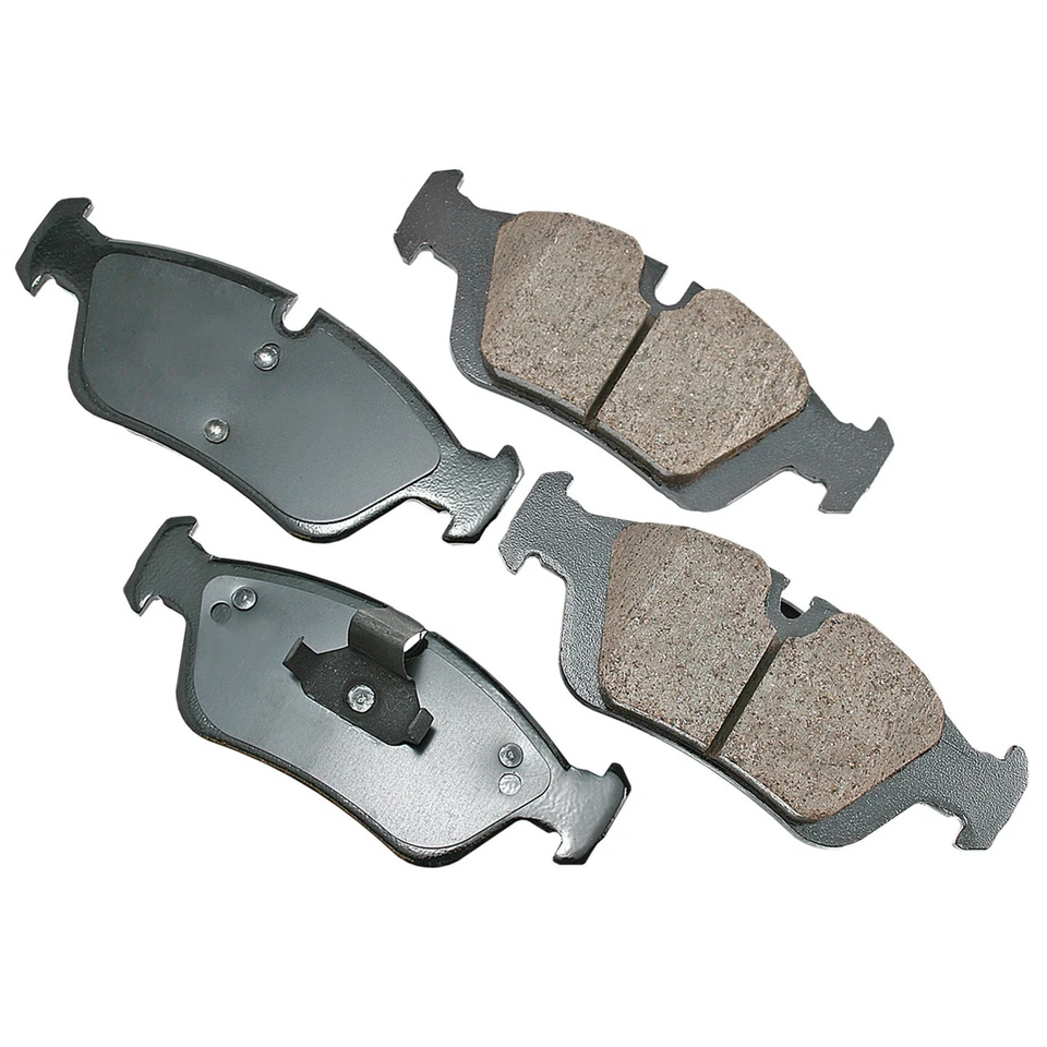 Para 2001-2006 BMW 325Ci conjunto de pastilhas de freio a disco dianteiro Akebono 2002 2003 2004 2005 - Imagem 1 de 1