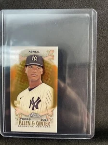 2021 topps chrome allen and ginter Albert Abreu Gold Mini /50 RC ROOKIE SP 🔥 - Picture 1 of 4