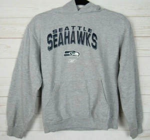 NFL Youth Gray Seattle Seahawks Hooded Sweatshirt Size L   - Picture 1 of 10
