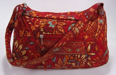Bolso de Mano Tiki Hawaiano Algodón Acolchado Paisley Multicolor ~ Sin Marca ~ Foto 1 de 4