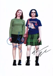 Foto autógrafa de Scarlett Johansson Thora Birch Ghost World firmada a mano certificado de autenticidad - Imagen 1 de 2