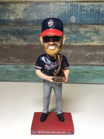 Stephen Strasburg 2022 Washington Nationals  Baseball MVP Bobblehead MLB Cover