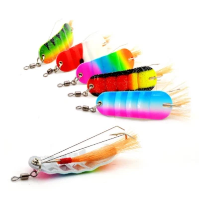 Blinker Spoon Hard Bait Spinner Kunstköder 21g 62 mm Hecht mit Krautschutz ✅  - Bild 1 von 4