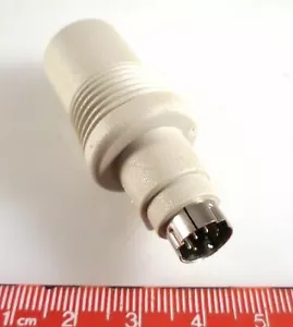 5 Pin DIN Buchse auf 6 Pin PS2 Stecker Adapter OM0834 - Bild 1 von 4
