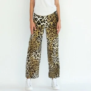 ❤️ Super line Leopard Print Pants L - Picture 1 of 10