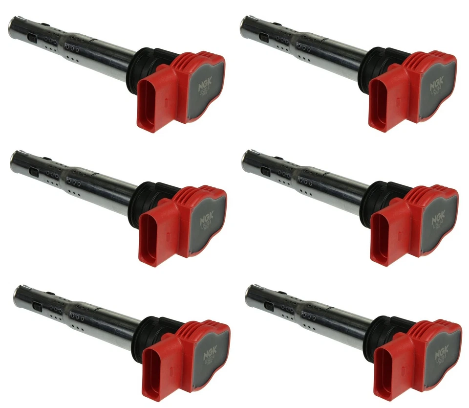 Juego de 6 bobinas de encendido directo NGK para Audi A4 A6 Quattro Volkswagen Touareg Foto 1 de 1