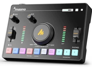 MAONO Streaming Audio Mixer, Audio Interface with Pro-Preamp, Bluetooth (CS) - Picture 1 of 9