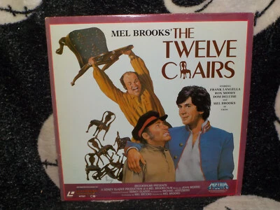The Twelve Chairs Laserdisc LD Mel Brooks Frank Langella Free Ship $50 Foto 1 de 2