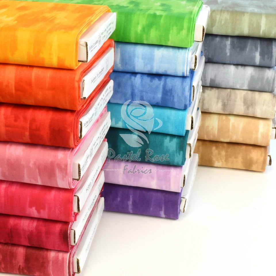 Plain Blender Brush Stroke Craft Cotton Fabric 100% Cotton - Quilting, Sewing - Image 1 of 1