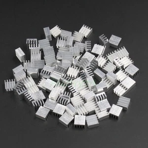 500pcs Wholesale 9x9x5mm Mini Aluminium Heatsink Fin For LED Chipset RAM Cooling - Picture 1 of 4