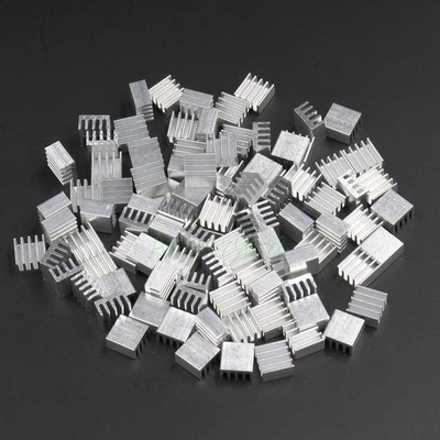 500pcs Wholesale 9x9x5mm Mini Aluminium Heatsink Fin For LED Chipset RAM Cooling - Image 1 of 4
