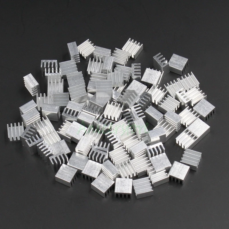 500pcs Wholesale 9x9x5mm Mini Aluminium Heatsink Fin For LED Chipset RAM Cooling - Image 1 of 4