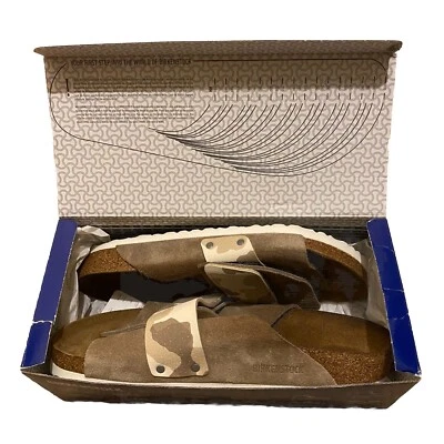 Sandalias Birkenstock Kyoto Gamuza Tostado Camuflaje Taupe, (US 10) Foto 1 de 4