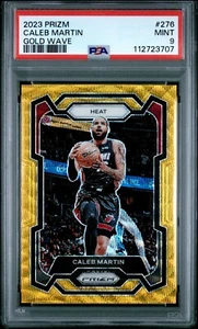 2023-24 Prizm Caleb Martin #276 Gold Wave 05/10 PSA 9 - Picture 1 of 2