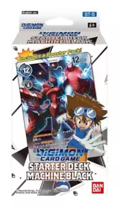 DIGIMON CARD GAME ST-5 STARTER DECK MACHINE BLACK BANDAI - Foto 1 di 1