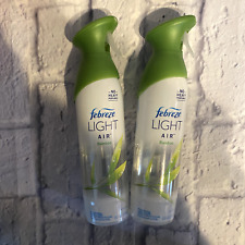 2 Bottles Febreze Light Air Freshener Spray - Bamboo - 8.8 OZ - Air Refresher