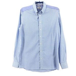 Camisa ETON Hombre Manga Larga Informal Formal Cuadros Talla M (42-16 1/2) - Imagen 1 de 9