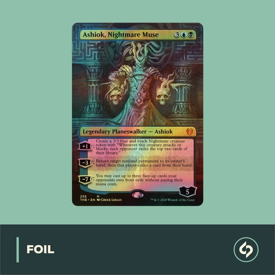 MTG | Ashiok, Nightmare Muse | THEROS BEYOND DEATH | SHOWCASE | NM | ENG | FOIL - Bild 1 von 1