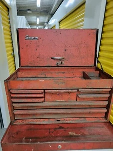 Vintage 1968 Snap-On KRA-58 9 drawer top tool box Chest - Picture 1 of 1