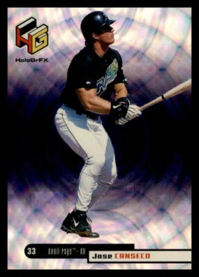 1999 Upper Deck HoloGrFX #55 Jose Canseco Tampa Bay Devil Rays - Image 1 of 2