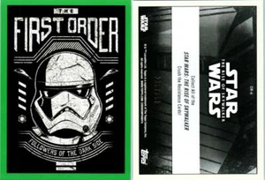 2019 STAR WARS THE RISE OF SKYWALKER CRUSH THE RESISTANCE CR-6 GREEN 270/299 - Picture 1 of 1