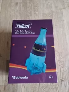 Fallout Nuka-Cola Quantum Glass Bottle & Caps Brand new unopened - Picture 1 of 1