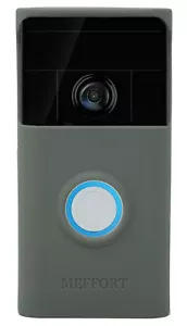 Funda Silicona Compatible para Timbre Video Ring (1ª Gen.) - Gris Oscuro - Imagen 1 de 4