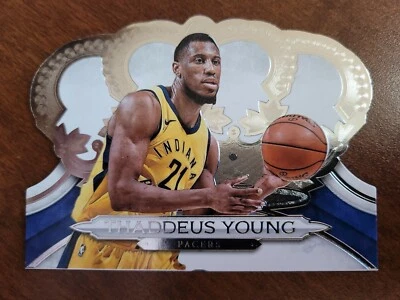2018-19 Panini Crown Royale Thaddeus Young #190 Pacers - Image 1 of 2