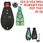 3 Button Remote Control Key 434Mhz Id46 For Chrysler Dodge Jeep M3n5wy783