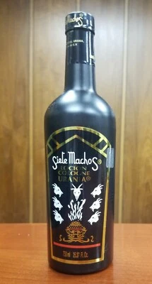 Colônia Siete Machos, feita no México por Urania / 750 mL, 25,37 fl oz.  - Imagem 1 de 2