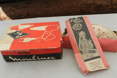 vintage sèche cheveux Moulinex +  casque de sechage  - Photo 1/4