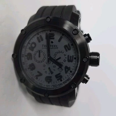 Reloj cronógrafo de cuarzo TW Steel Grandeur para hombre 49 mm negro gris Foto 1 de 4