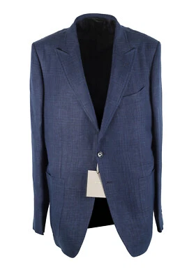 Abrigo deportivo TOM FORD O'Connor azul a cuadros talla 56/46R EE. UU. Chaqueta Fit Y Bla... Foto 1 de 4