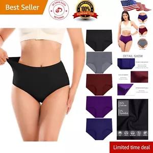 Moderate Tummy Support High Waist Briefs for Women - Perfect Everyday Panties - Picture 1 of 7