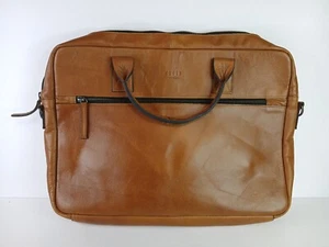 Still Nordic Computer Bag 16x12 Brown Leather No Strap (C1) - Picture 1 of 12