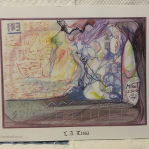 art print 11 x 14 unframed by Mike Thompson item # C 75 LA Tessa - Picture 1 of 1