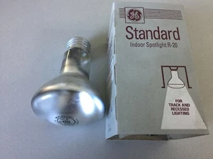 GE R-20 50W INDOOR SPOTLIGHT BULB - Picture 1 of 3