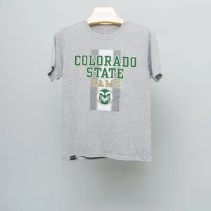 NEW! Jansport Short Sleeve NCAA T Shirt Colorado State Rams Child Medium Gray - Picture 1 of 2