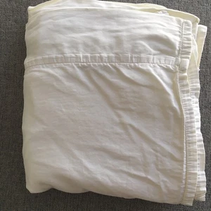 Select Comfort King Flat Sheet 100% Pima Cotton 310-TC Light Pale Yellow - Picture 1 of 3