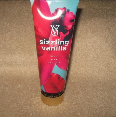 VICTORIA'S SECRET Sizzling Vanilla Body Lotion Moisturizer 8 oz New Sealed LtdEd - Image 1 of 3