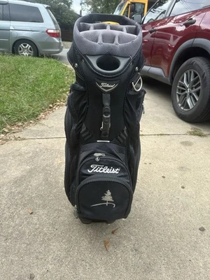 Titleist Golf Cart Bag 14-Way Divider + Putter Slot Black - Image 1 of 4