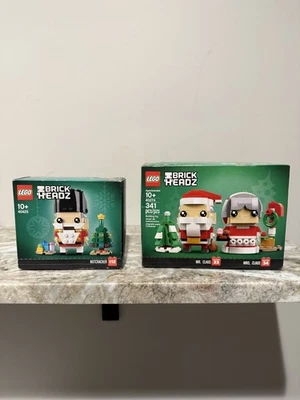 LEGO 40274 BRICKHEADZ MR MRS CLAUS Y 40425 CASCANUECES. NUEVO, NAVIDAD NAVIDEÑA Foto 1 de 4