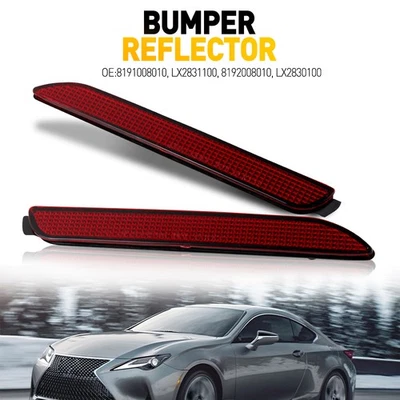 Rear Bumper Reflector Light Tail Lamp Case Left&Right For Toyota Avalon 2013-18 - Image 1 of 4