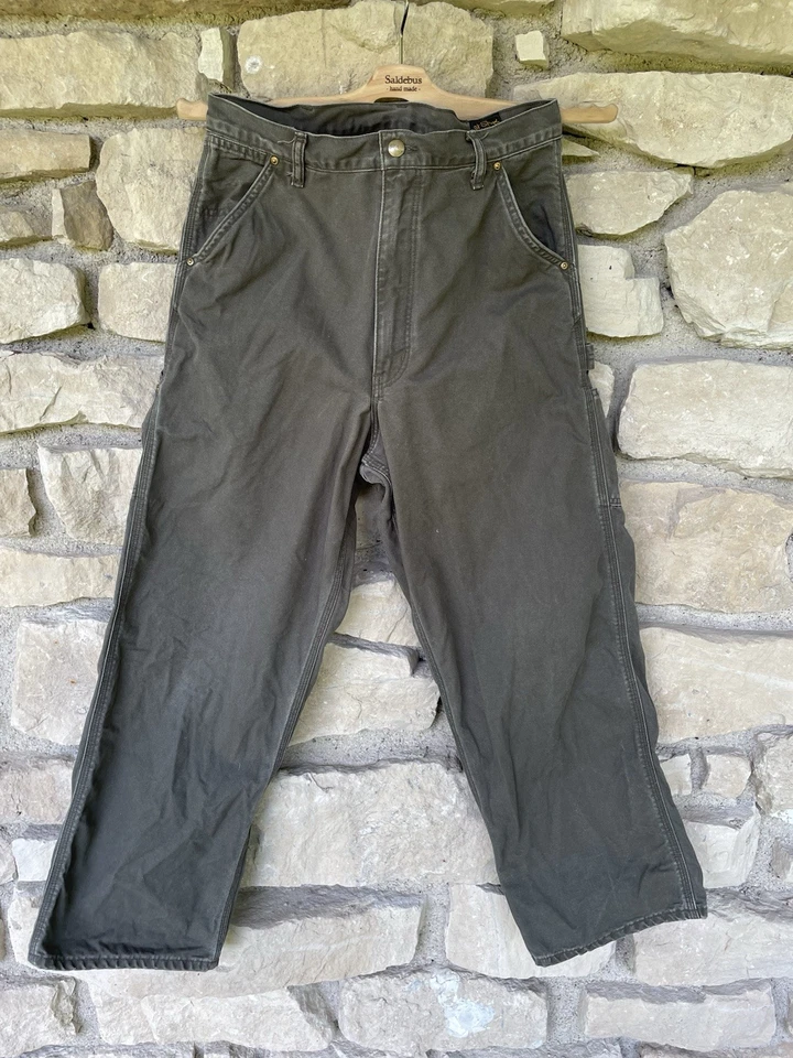 Orslow Dad’s Fit Painter Pants Canvas Army Green - Size 3 - Image 1 of 4