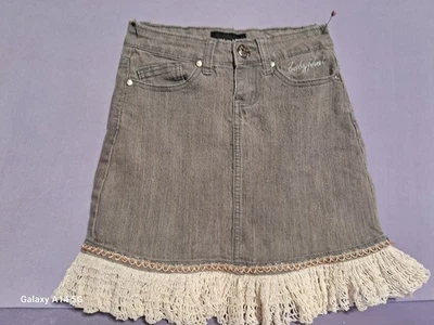 Skirt vintage Grey Denim baby phat  skirt size S - Image 1 of 4