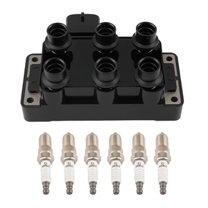 Bobina de encendido y 6 bujías para Ford Explorer 4,0 L V6 2007-2010 F57Z12029A - Imagen 1 de 14