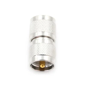 UHF male PL259 to UHF male Plug double straight Long RF Coax adapter*AU - Afbeelding 1 van 6