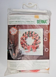 Calendario dell'Avvento Bernat Artist's 1976 CONTA I GIORNI FINO A NATALE mai usato  - Foto 1 di 4
