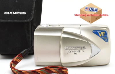 [COMO NUEVO con estuche] Cámara fotográfica compacta Olympus μ Mju II 115 VF de Japón Foto 1 de 4