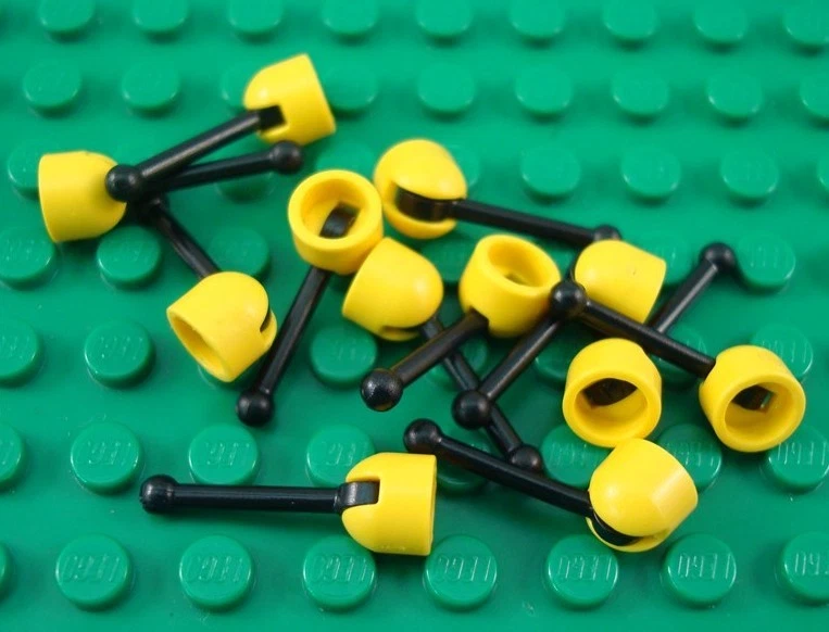 乐高 12 件装黄色天线杆零件 — 第 1/1 张图片